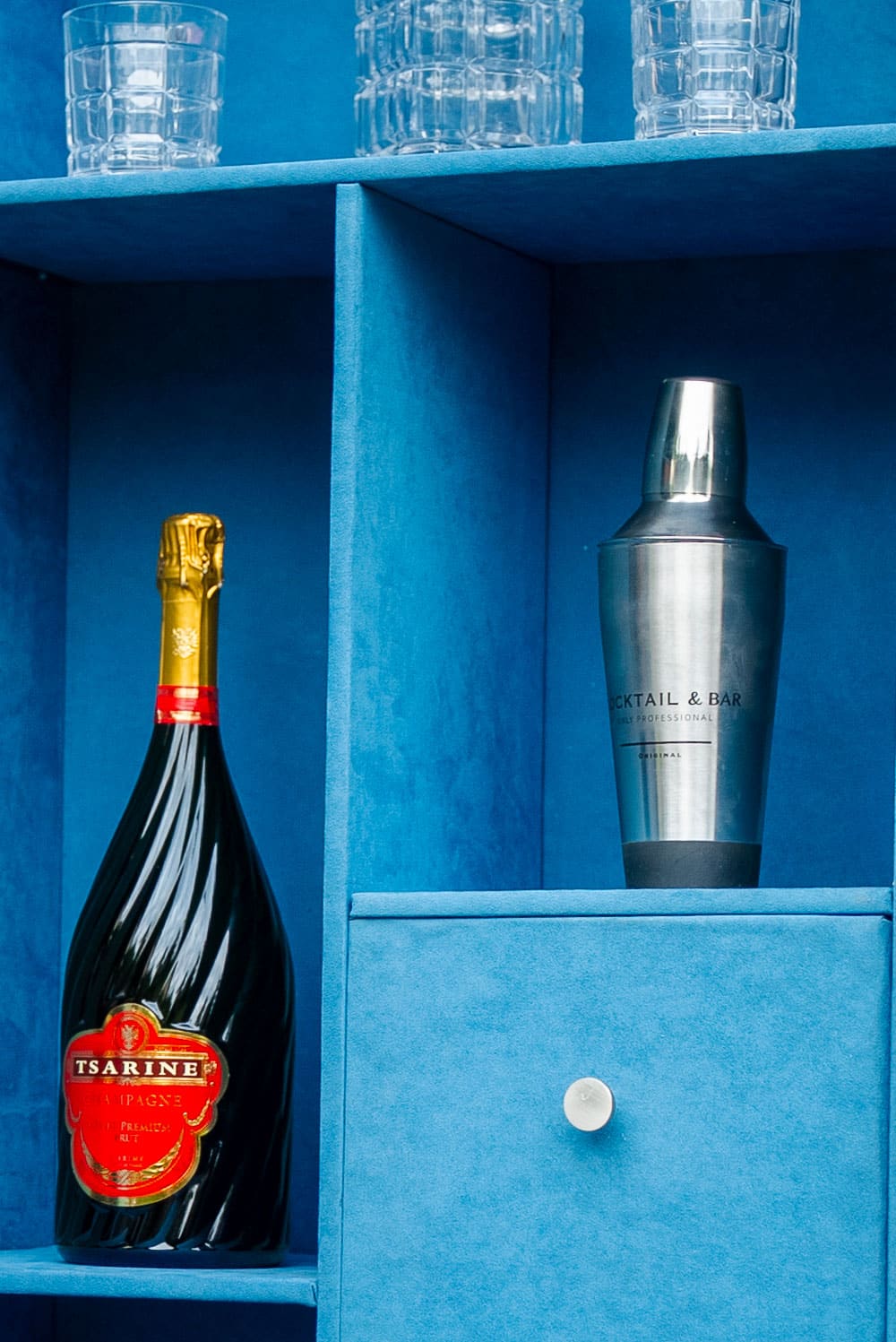 Intérieur malle bleu - MS Manufacture